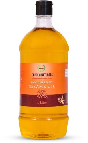 Shreem Naturals Mono Unsaturated Cold Pressed Sesame Oil, Packaging Type : Plastic Bottle