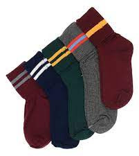 Boys Poly Cotton School Socks, Technics : Machine Made