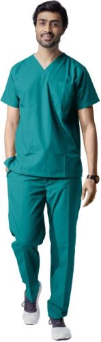 Mens Poly Viscose Scrub Suit For Hospital