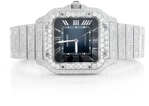 Cartier Vvs Moissanite Diamond Watch For Men
