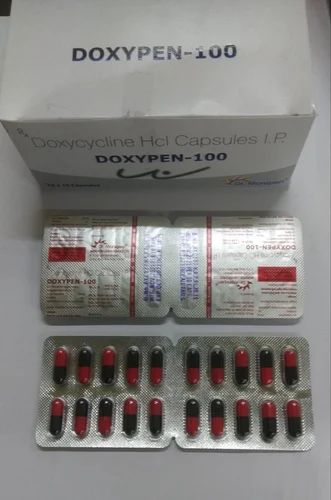 100mg Doxypen Capsules, Composition : Doxycycline Hcl