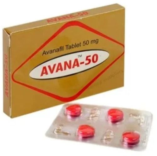 50mg Avana Tablets, Packaging Type : Paper Box, Composition : Avanafil, Prescription/non Prescription : Prescription