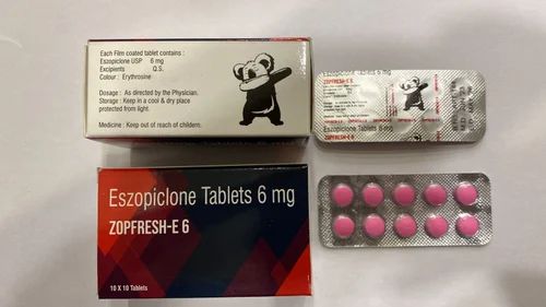 6mg Zopfresh-e Tablets, Composition : Eszopiclone