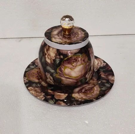 Steel Vitreous Enamel Jar For Dry Fruits Storage