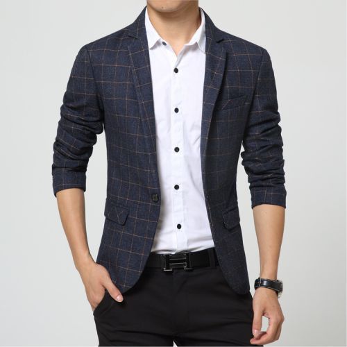 Cotton Plain Men Casual Blazer, Technics : Attractive Pattern