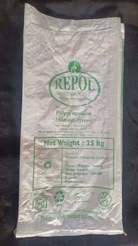 Printed White Repol HDPE Bag For Packaging Use