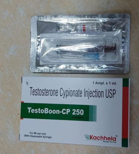 1ml Testoboon-CP 250 Testosterone Cypionate Injection, Grade : Pharmaceutical Grade