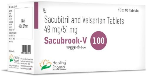 Sacubrook-v 100 Sacubitril And Valsartan Tablets