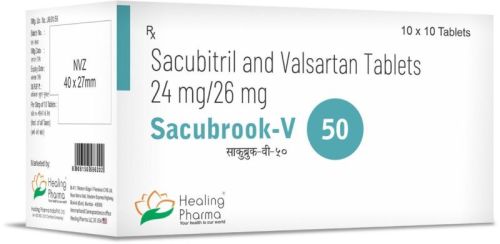 Sacubrook-v 50 Sacubitril And Valsartan Tablets