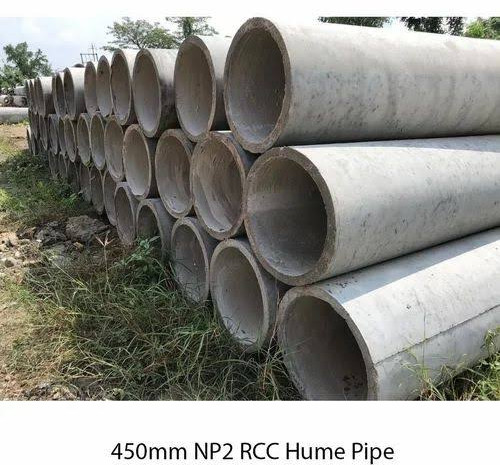 450 Mm NP2 RCC Pipe For Construction