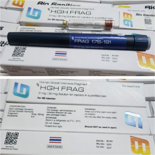 HGH FRAG Injection(60% Potency), Grade : Pharm Grade for Muscle Strength Gain