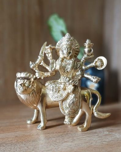 Jyoti Enterprises Brass Durga Mata Statue For Temple