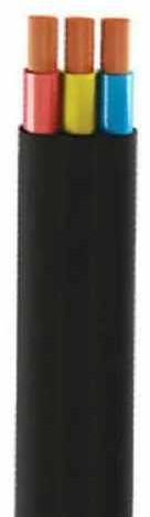 Copper Submersible Flat Cables, Insulation Material : PVC