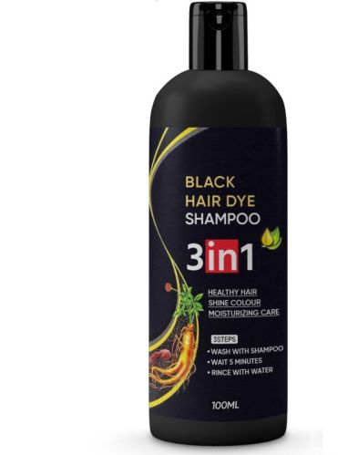 Herbal Black Hair Dye Shampoo, Packaging Type : Plastic Bottle