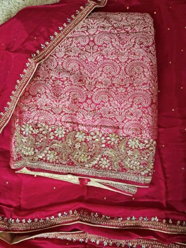 Ladies Special Unstitched Suit, Technics : Hand Made