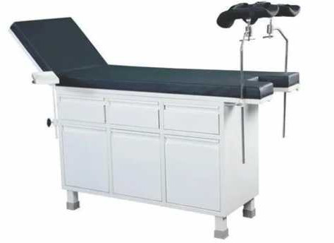 Carelabmed Mild Steel Examination Couch Table For Clinic Hospital