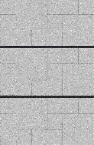 Marmo Grey Stone Punch Bathroom Floor Tiles