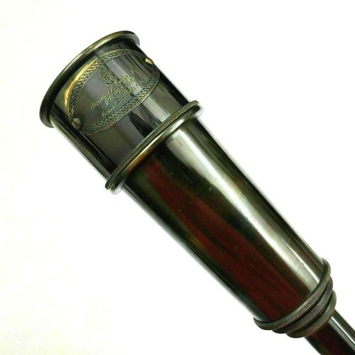 Handmade Antique Solid Brass Telescope For Magnifie View