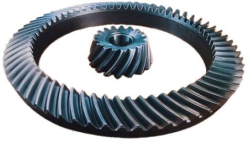 Polished Metal Cone Crusher Bevel Gear, Shape : Round