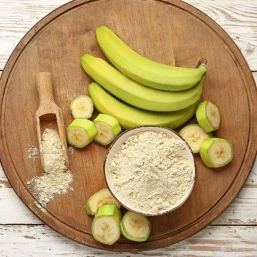 Natural Raw Green Banana Powder