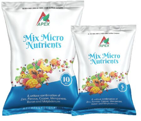 Apex Mix Micro Nutrient Fertilizer For Agriculture, Field Crops 10 Kg Per Acre.