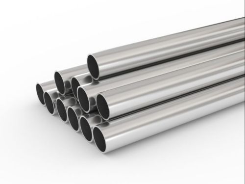Polished Stainless Steel Seamless Pipe, Shape : Round