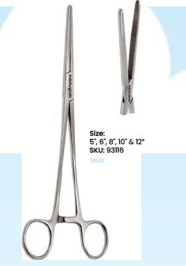 Stainless Steel Straight Artery Forceps For Clinical, Hospital