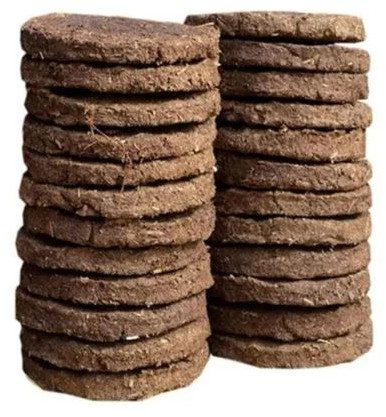 Cow Dung Cake, Color : Brown, Technics : Handmade