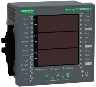 METSEEM6400NGRSCL1 Schneider Digital Multifunction Meter For Energy Monitoring