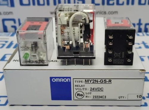 Omron Aluminium My2n-gs-r-dc24 Miniature Power Relay, Packaging Type : Carton Box
