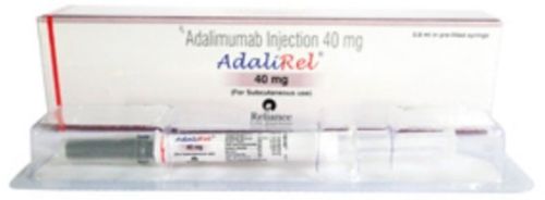 Adalirel 40mg Injection, Composition : Adalimumab (40mg)