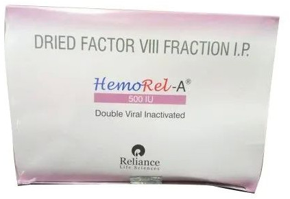 Hemorel-A 500 IU Injection, Packaging Type : Vial