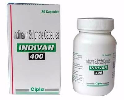 Indivan 400mg Capsules, Medicine Type : Allopathic