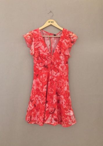 Short Lace Up Beach Dress, Gender : Female