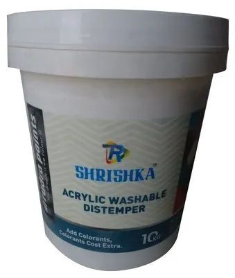 1kg Acrylic Washable Distemper Paint, Packaging Type : Plastic Bucket