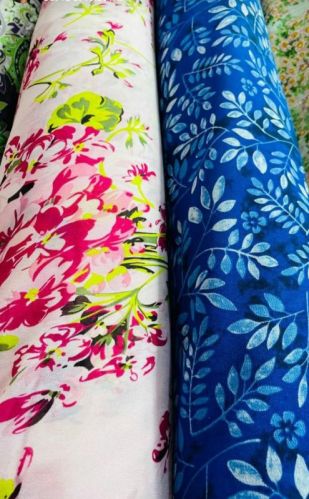 Printed Chiffon Fabric For Garments
