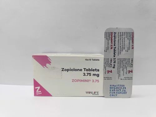 Zopimini 3.75mg Tablet, Packaging Type : Box