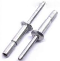 Polished Metal Friction Lock Rivets, Color : Grey