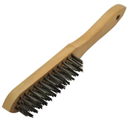 Industrial Wire Brush, Handle Material : Wood