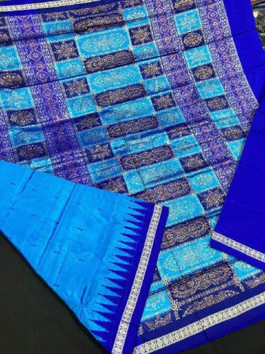 Ladies Mulitcolor Pure Silk Saree, Technics : Woven