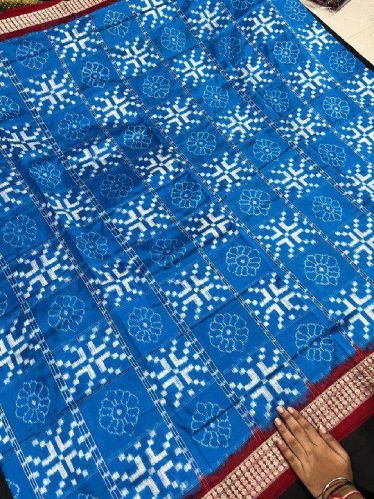 Ladies Party Wear Sambalpuri Silk Saree, Speciality : Dry Cleaning