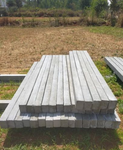 Polished 6 Feet RCC Poles For Fencing