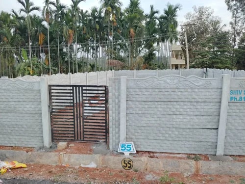Polished Cement Designer Compound Wall For Construction