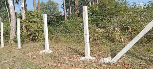 Polished Straight RCC Poles For Fencing