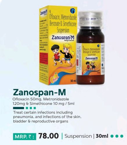 30ml Zanospan-m Suspension, Form : Liquid