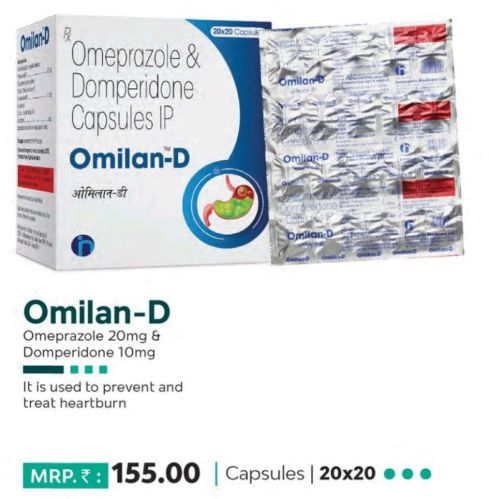 Omilan-d Capsules, Packaging Size : 20x20 Pack