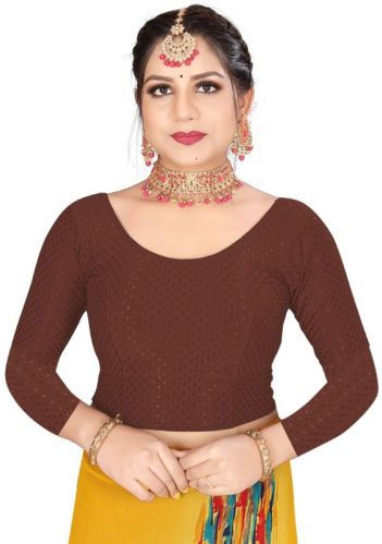 Printed Cotton Fancy Sleeveless Blouse All Sizes