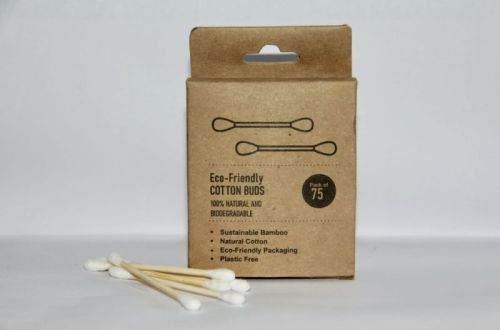 Bamboo Earbuds, Packaging Type : Packet