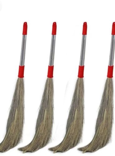 Coconut Household Brooms, Color : Brown, Handle Material : HDPE
