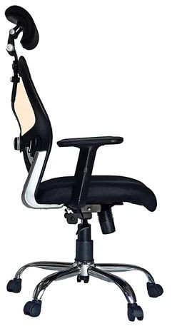 Plain High Back Office Chair, Color : Black